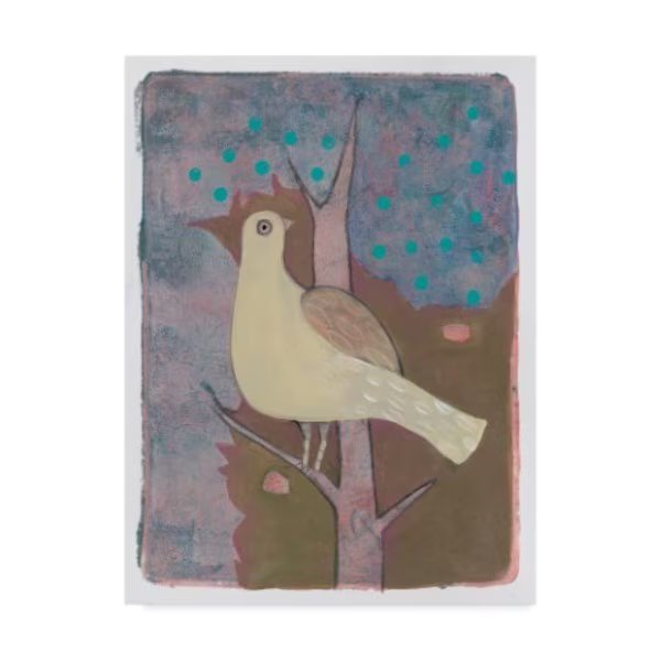 Maria Pietri Lalor 'A Yellow Dove' Canvas Art, 24x32, Trademark Fine Art, Mfr#: ALI42240-C2432GG